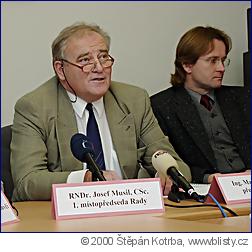 Martin Muchka a Petr Štěpánek, předseda a místopředseda Rady pro rozhlasové a televizní vysílání