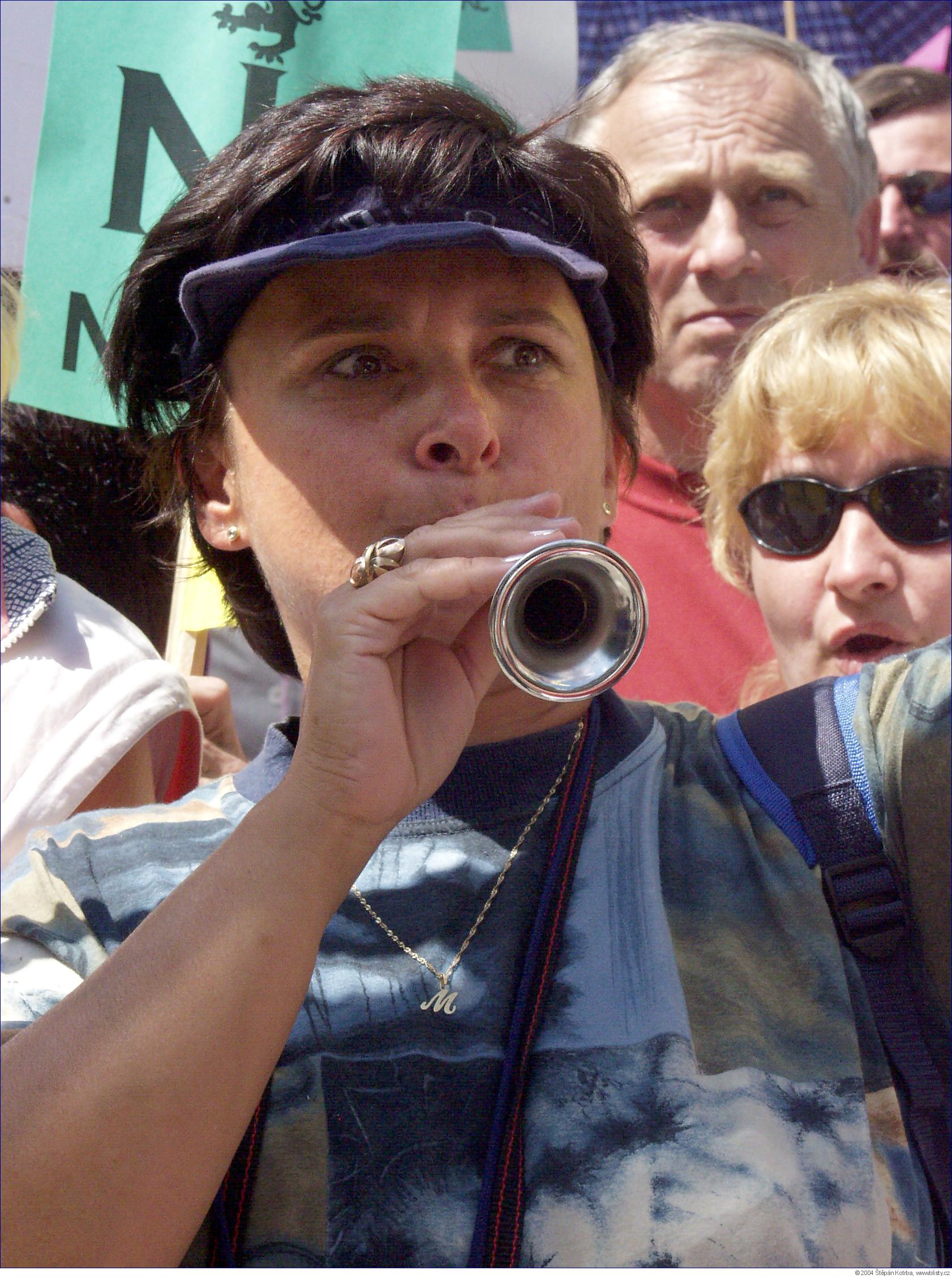 FOTOREPORTÁŽ: Demonstrace ČMKOS proti reformě veřejných financí