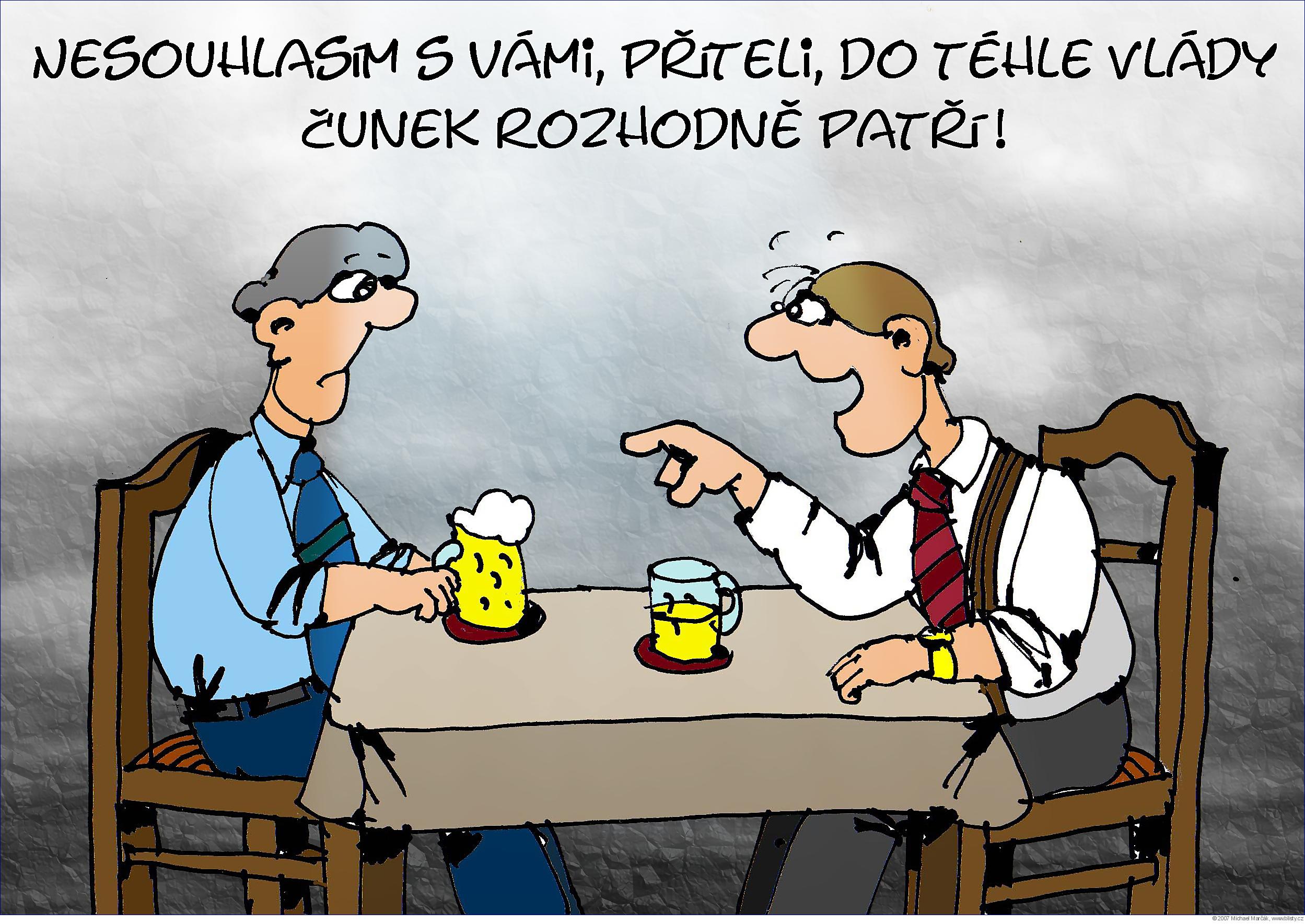 Michael Marčák: Nesouhlasím s Vámi, příteli, do téhle vlády Čunek rozhodně patří !