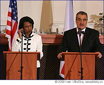 Condoleeza Rice a Karel Schwarzenberg